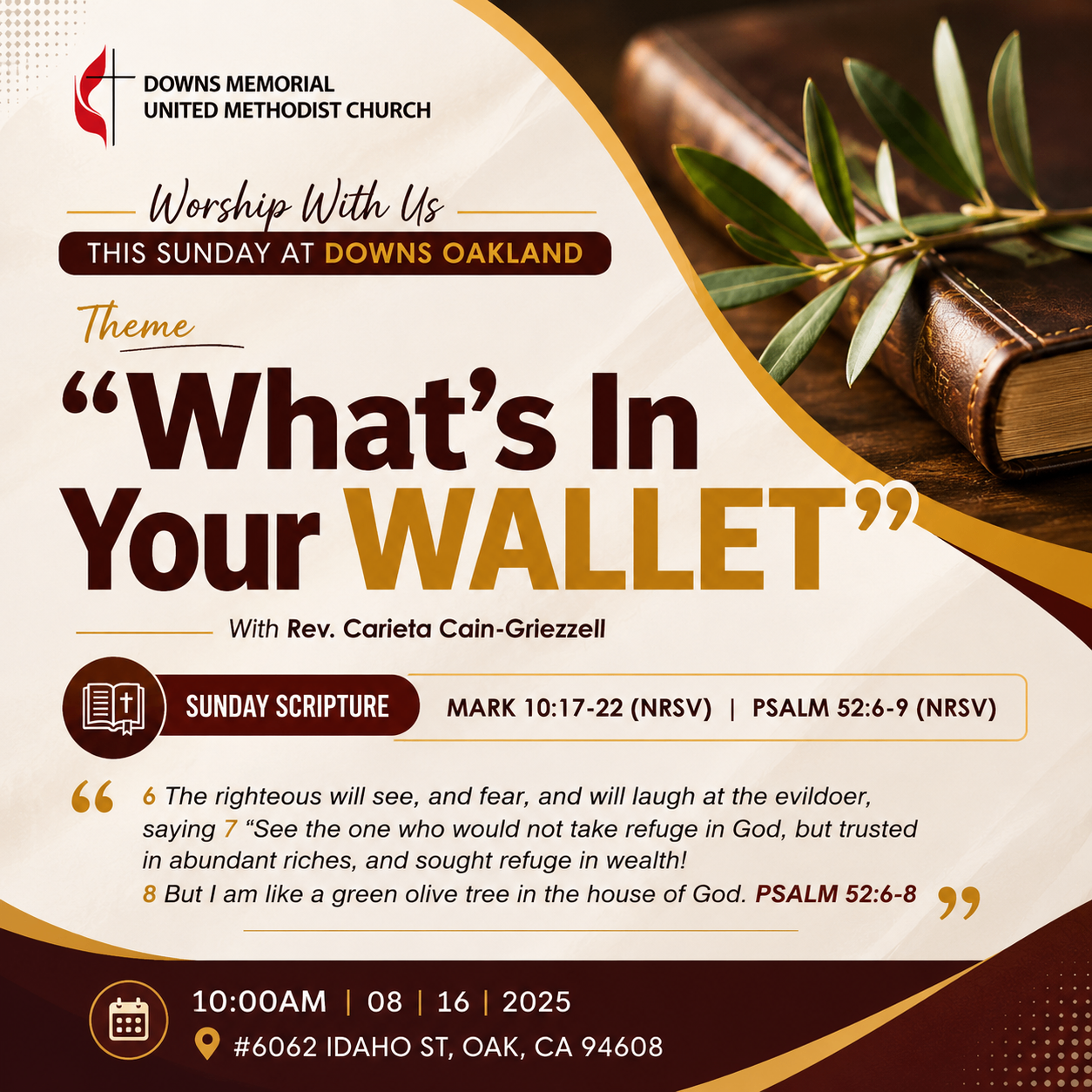 WORSHIP WALLET — Gold — Gold + Deep Green Promo