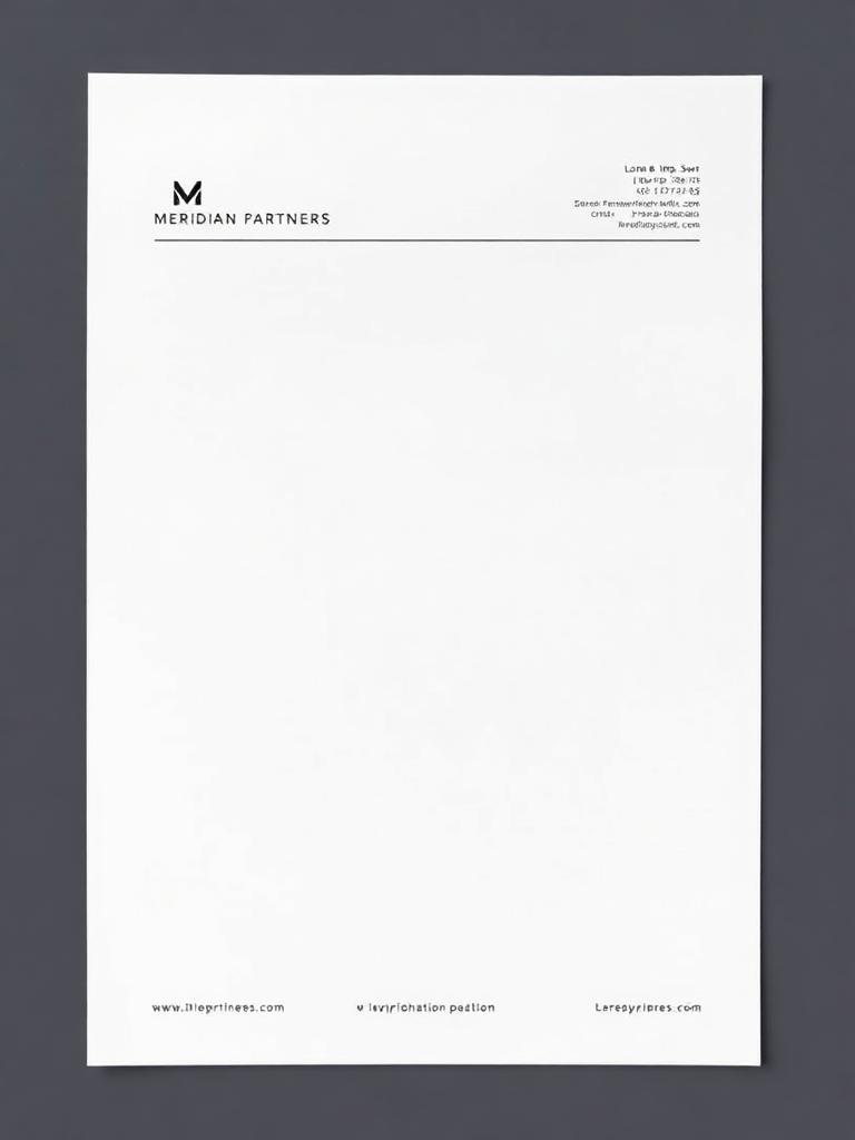 MERIDIAN PARTNERS — Refined Stationery