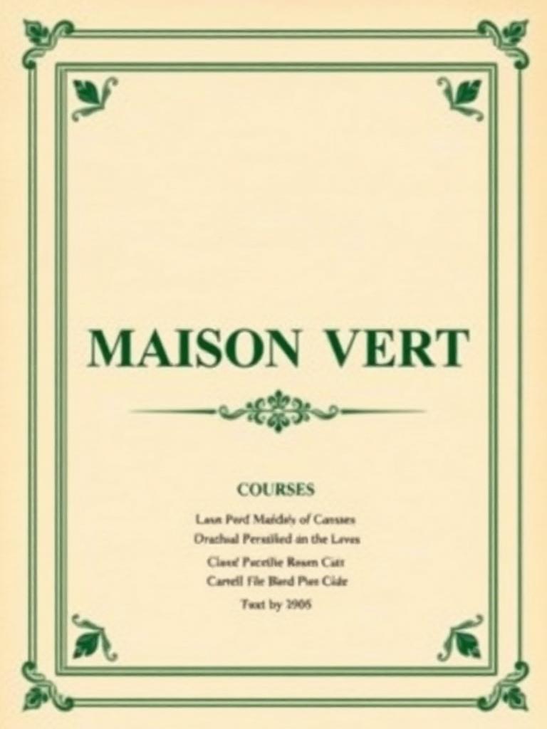 MAISON VERT